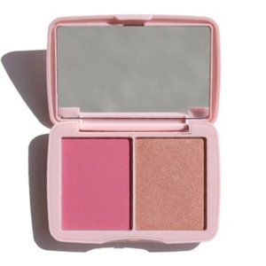HALF CAKED Double Dipper Color Duo Blush & Highlighter 0.20 oz - Girls Tour NWT